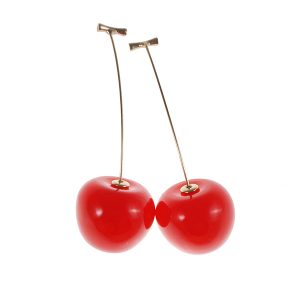 Visiace Náušnice Čerešne