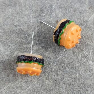 Náušnice burger puzetky